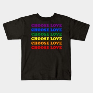 Choose Love Pride Inspired Kids T-Shirt